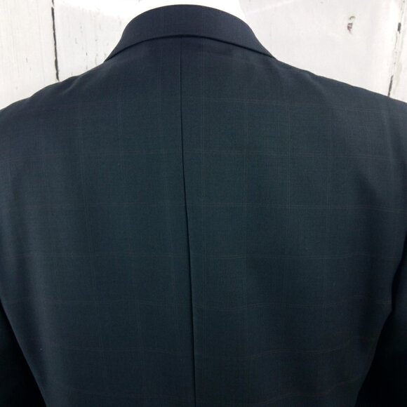 Joseph Abboud Nordstrom Blue Pane Suit Blazer Spor - Picture 8 of 11